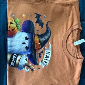 Kids Halloween Ghost Costume T-Shirt - Brown